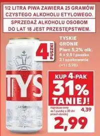 Kaufland Piwo Tyskie Gronie oferta