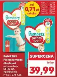 Kaufland Pieluchomajtki 8 Pampers Pants oferta