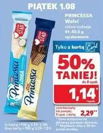 Kaufland Wafelek kokosowy Princessa Longa oferta