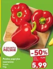 Kaufland Papryka czerwona polska oferta