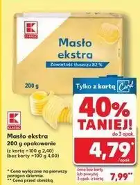 Kaufland Masło ekstra K-Classic oferta