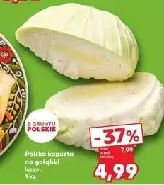 Kaufland Kapusta na gołąbki polska oferta