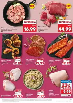 Kaufland Szynka wieprzowa na gulasz oferta