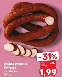Kaufland Kiełbasa z cielęciną Madej & Wróbel oferta