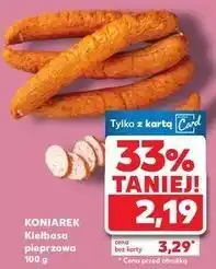 Kaufland Kiełbasa pieprzowa Koniarek oferta