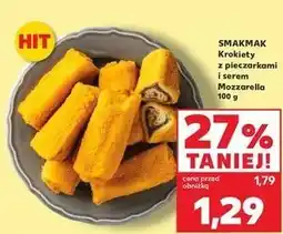 Kaufland Krokiety z pieczarkami i serem mozzarella Smak Mak oferta