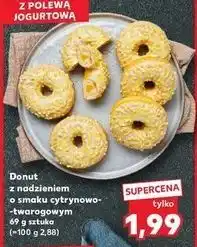 Kaufland Donut z nadzieniem cytrynowo-twarogowym oferta