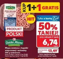 Kaufland Mięso mielone z łopatki wieprzowej i wołowiny Stoisko Mięsne oferta