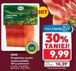 Kaufland Szynka szwarzwaldzka Wein oferta