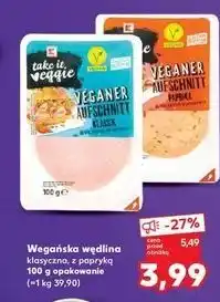 Kaufland Wędlina z papryką K-Take It Veggie oferta