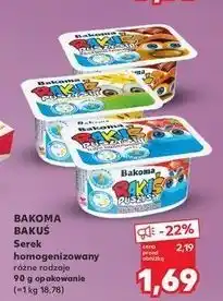 Kaufland Serek truskawka Bakoma Bakuś Puszysty oferta