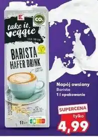 Kaufland Napój owsiany barista K-Classic Takie It Veggie oferta