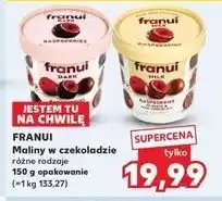 Kaufland Maliny w czekoladzie gorzkiej Franui oferta