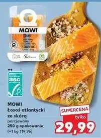 Kaufland Łosoś ze skórą Mowi Pure oferta