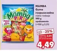 Kaufland Guma rozpuszczalna Mamba Party oferta