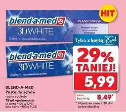 Kaufland Pasta do zębów arctic fresh Blend-A-Med 3D White oferta