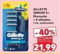 Kaufland Maszynka do golenia + 8 wkładów Gillette Sensor 3 oferta