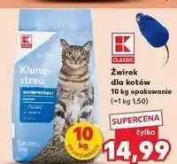 Kaufland Żwirek dla kotów K-Classic oferta