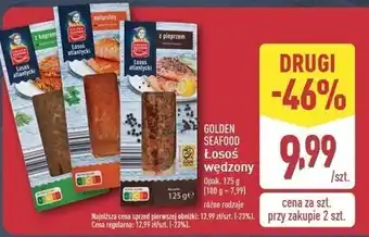 ALDI Łosoś wędzony z pieprzem Golden Seafood oferta