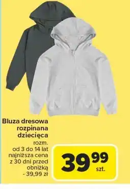 Carrefour Bluza dresowa dziecięca oferta