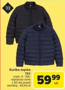 Carrefour Kurtka męska TEX oferta