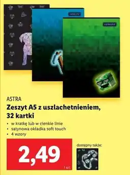 Lidl Zeszyt Astra oferta