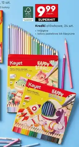 Biedronka Kredki ołówkowe Kayet oferta