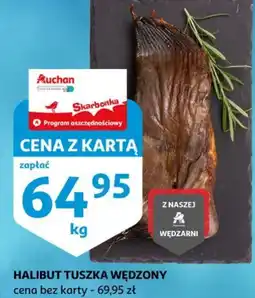 Auchan Halibut tuszka wędzony oferta