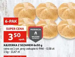 Auchan Kajzerka z sezamem oferta
