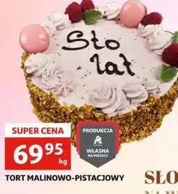 Auchan Tort malinowo-pistacjowy oferta