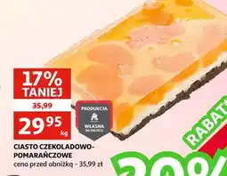 Auchan Ciasto czekoladowo-pomarańczowe oferta
