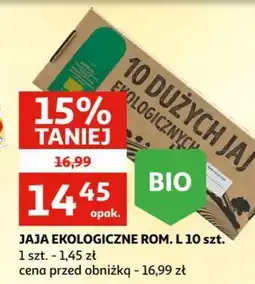 Auchan Jaja ekologiczne Rom. L oferta