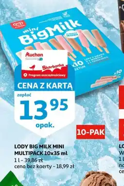 Auchan Lody Big Milk Mini oferta