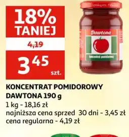 Auchan Koncentrat pomidorowy Dawtona oferta