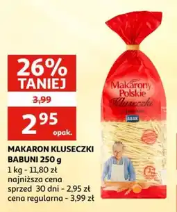 Auchan Makaron Kluseczki Babuni oferta