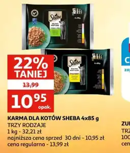 Auchan Karma dla kotów Sheba oferta