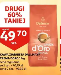 Auchan Kawa ziarnista Dallmayr Crema Doro oferta