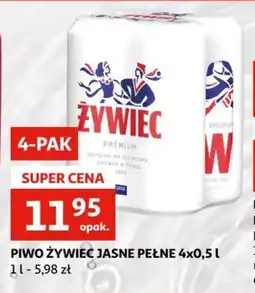 Auchan Piwo Zywiec jasne pełne oferta