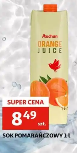 Auchan Sok pomarańczowy Auchan oferta