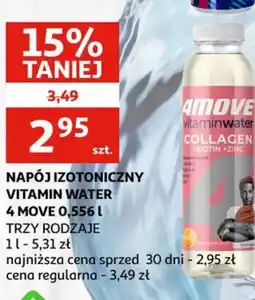 Auchan Napój izotoniczny Vitamin Water 4 Move oferta