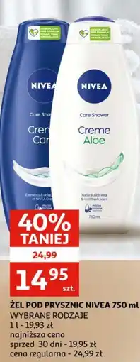 Auchan Zel pod prysznic Nivea oferta