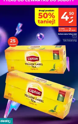 Dealz Herbata Lipton Yellow Label oferta