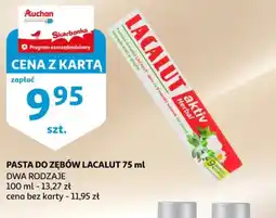 Auchan Pasta do zębów Lacalut oferta