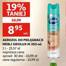 Auchan Aerozol do pielęgnacji mebli Sidolux oferta