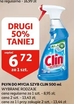 Auchan Płyn do mycia szyb Clin oferta