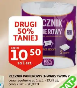 Auchan Ręcznik papierowy 3-warstwowy oferta