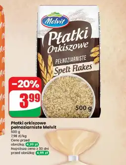 Dino Płatki orkiszowe Melvit oferta