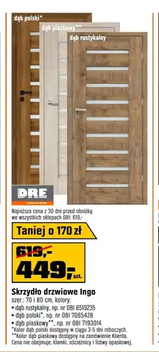 OBI Skrzydło drzwiowe oferta