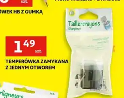 Auchan Temperówka zamykana z jednym otworem oferta
