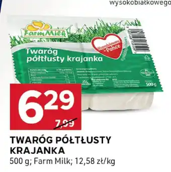 Stokrotka Twaróg półtłusty krajanka Farm Milk oferta